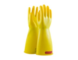 NOVAX Insulating Glove, Class 0, 14 In., Ylw., Straight Cuff, 7