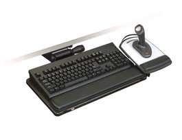 Easy Adjust Keyboard Tray with Adjustable Keyboard and Mouse Platform, 23 in Track, AKT150LE