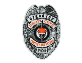 STICKER  Drop Cop Badge Stickers - Pack of 25