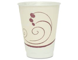 CUP HOT/COLD DRINK SOLO FOAM BEIGE 12 OZ