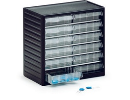 CLEAR PARTS CABINET 12 L-02 DRAWERS
