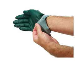 Flock-Lined Disposable Nitrile Gloves, Extra Large; 50/Box