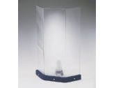 Weighted safety shield, 36" height