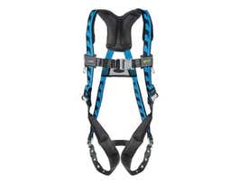 Miller AirCore harness with tongue buckles. Blue.