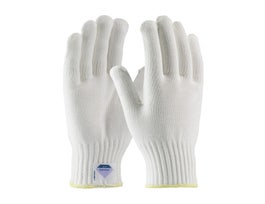 Gloves with Spun Dyneema, 7 Gauge, White, Heavy Weight, ANSI2, XS