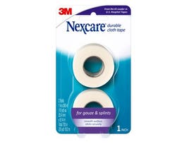 Nexcare™ Durable Cloth First Aid Tape, 791-2PK, 1 in x 360 in (25.4 mm x 9.14 mm)