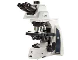 Research Trinocular Compound Microscope, 4/10/40/100x, Brightfield Plan, Ergonomic Head, 100-250 VAC
