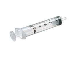 Clear Disposable Syringe, Luer Slip Eccentric Tip, Non-Sterile, 30 mL; 50/Pk