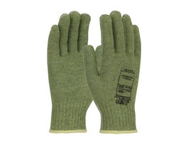 Kevlar ACP 7 Gauge Seamless Knit H. Wgt, Polyester Lined, Grn, MD