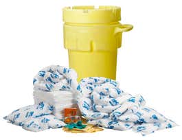 95-Gallon Drum Spill Control Kit - Oil Only Application, Wheeled