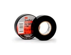 3M™ Temflex™ Vinyl Electrical Tape 1700, 1 in x 66 ft, Black, 99 rolls/Case