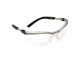 BX™ Reader Protective Eyewear 11376-00000-20, Clear Lens, Silver Frame, +2.5 Diopter, 20 EA/Case