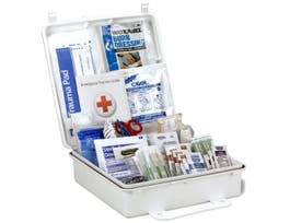 VWR CABINET FIRST AID KIT 50PERSON PLST