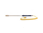 Type-K, Straight Surface Probe, 10" L, Mini-Connector, Exposed, 5ft Coil Cord