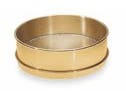 Receiving Pan with Fitted Rim for Nesting 12" Brass Sieves, Full Height