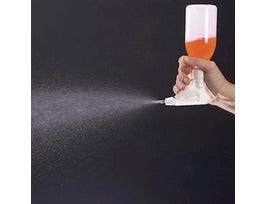 Spray bottle with trigger sprayer, works at any angle or upside down, 250 ml; 1.2 mL + .1 spray