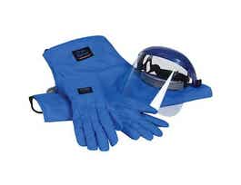Cryogenic Safety Kit; Large Gloves, 42" Long Apron, and Face Shield