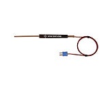Type T Economic Handle Thermocouple Probe with Mini-Connector, 12" L, 36" E x t FEP .188 Dia, Grounded
