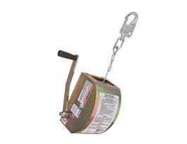 Miller ManHandler Personnel-Rated Hoist with 65-ft; Galvanized Steel Wire Rope