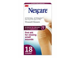 Nexcare™ Steri-Strip™ Wound Closure H1547, 1/2 in x 4 in (12 mm x 100 mm), 18 ct