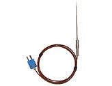 Thermocouple Microprobe, 4" L/0.020" Dia, Grounded d; Type T