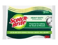 Scotch-Brite® Heavy Duty Scrub Sponge HD-3, 8/3