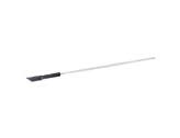 Glass Stir Rods with Rubber Policeman, 5" 12/pk