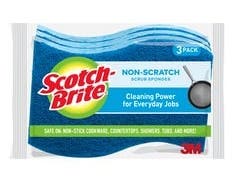 Scotch-Brite® Non-Scratch Scrub Sponge MP-3-8-D, 8/3