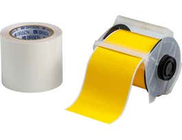GlobalMark ToughStripe Floor Marking Tape 4 in W x 100 ft L Yellow