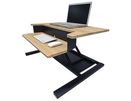 Level Up Pro 32" Standing Desk Converter; Wood