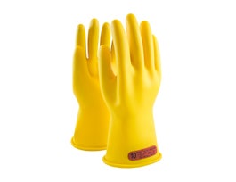 NOVAX Insulating Glove, Class 0, 11 In., Ylw., Straight Cuff, 7