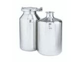 Stainless steel sanitary bottle; 1 liter, 3" flange
