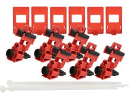 TAGLOCK™ Circuit Breaker Lockout Devices - 120/277V Clamp-On, 6/Pack