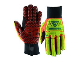 R2, Rig Ace, Synthetic Dbl Leather Palm, Reinforced Silicone Palm, TPR , 3X